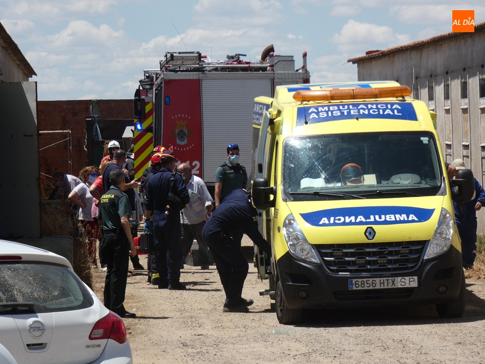 Herido Grave Tras Quedar Atrapado Por La Pala De Un Tractor En Una