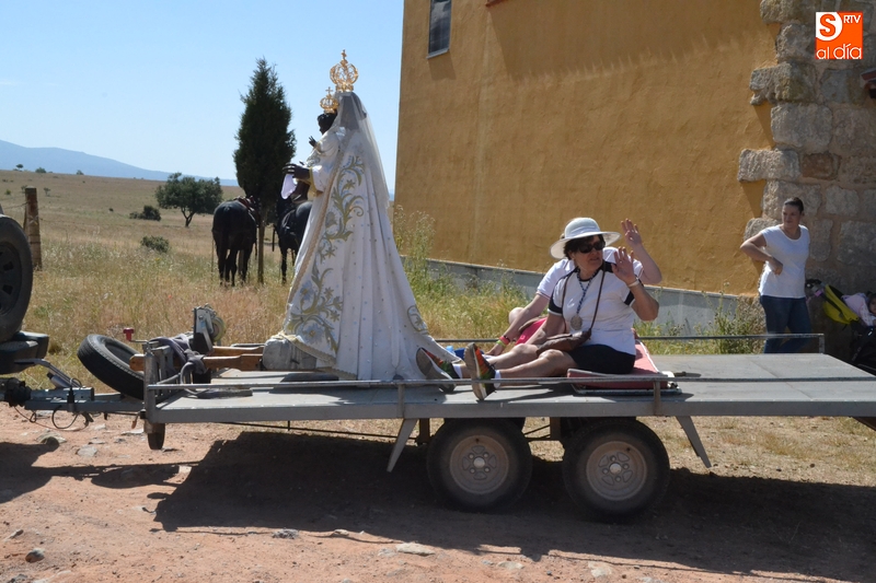 La rotura del carro de la Virgen altera el arranque de la Romer&iacute;a a la Pe&ntilde;a de Francia   | Imagen 2