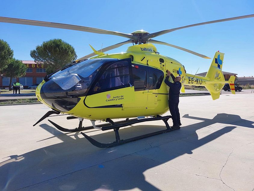Helicóptero de emeregencias del SACyL en Salamanca - Helicóptero Medicalizado Salamanca