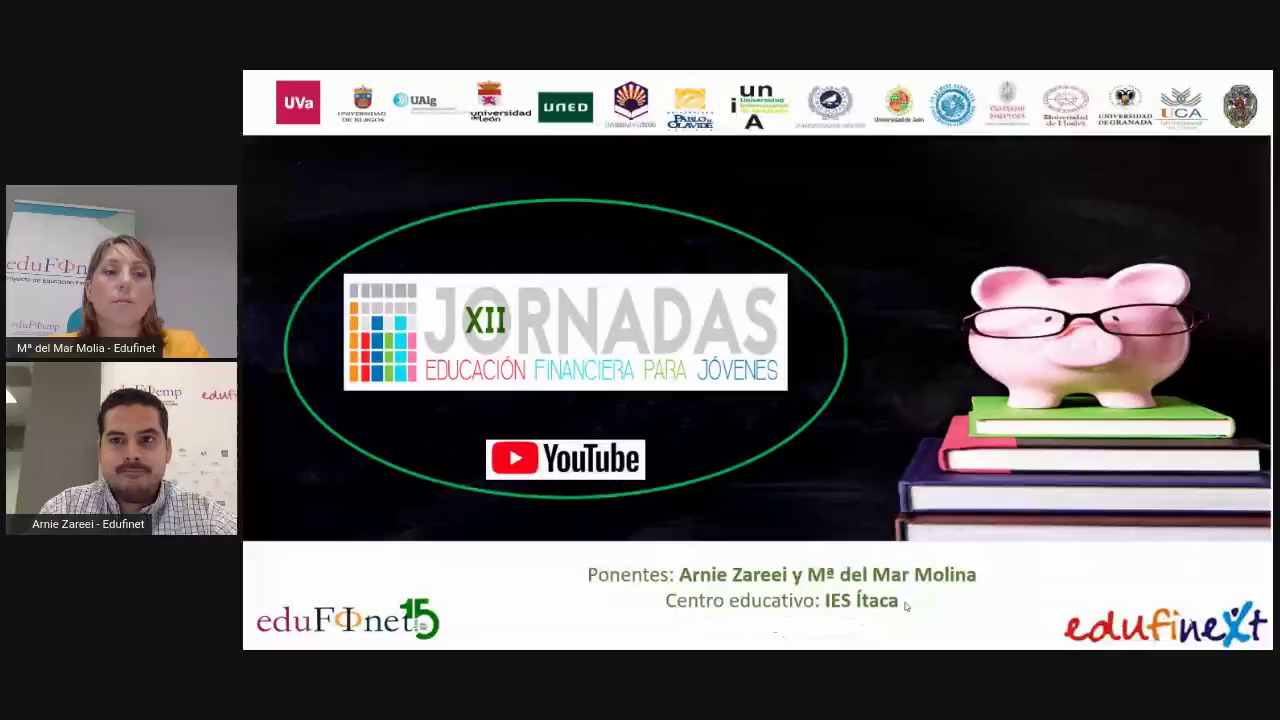 Foto 1 - El Proyecto Edufinet de Unicaja inicia en formato online las XII Jornadas de Educación Financiera...