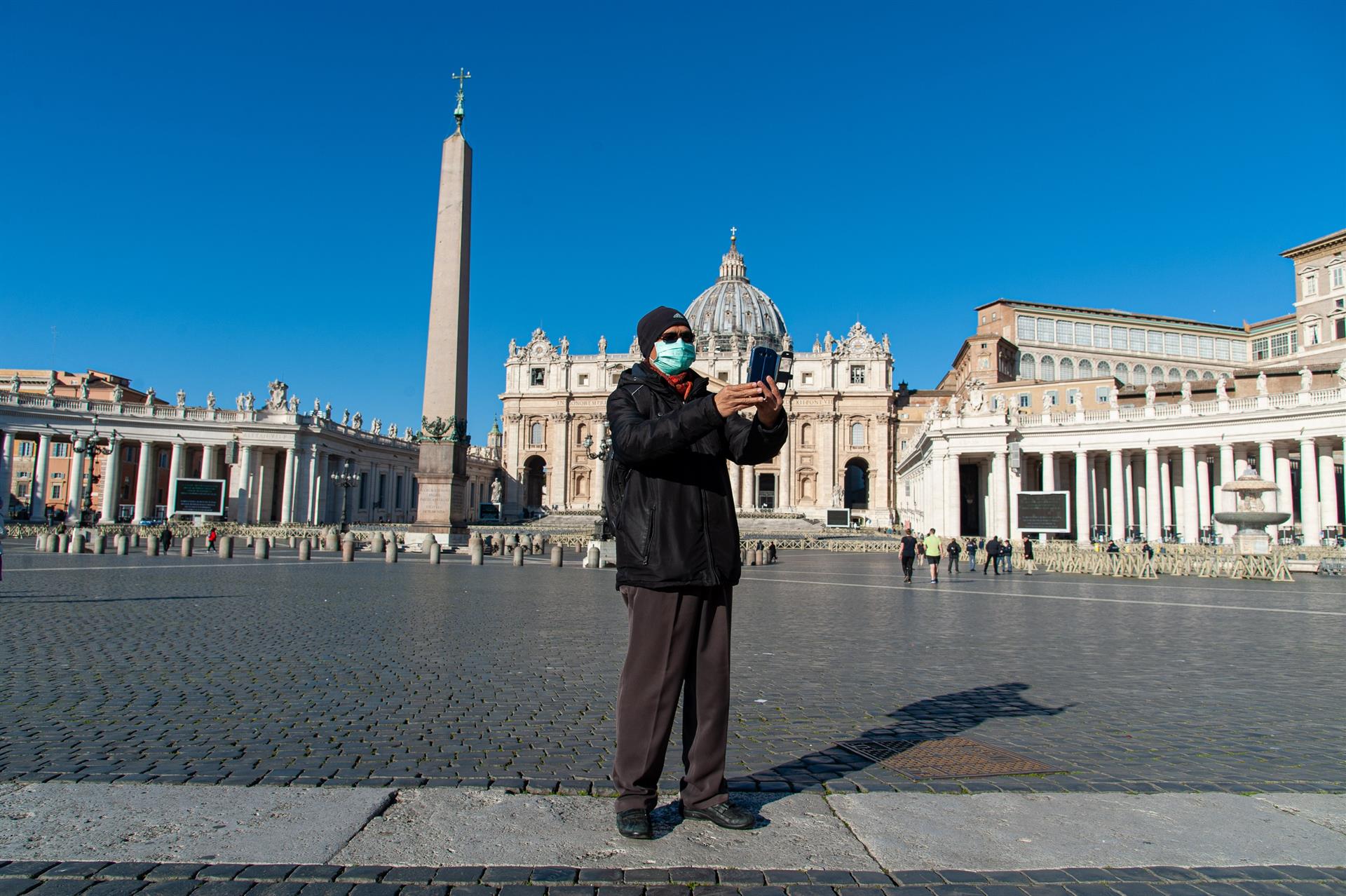 Plaza de San Pedro en el Vaticano vacía / Europa Press