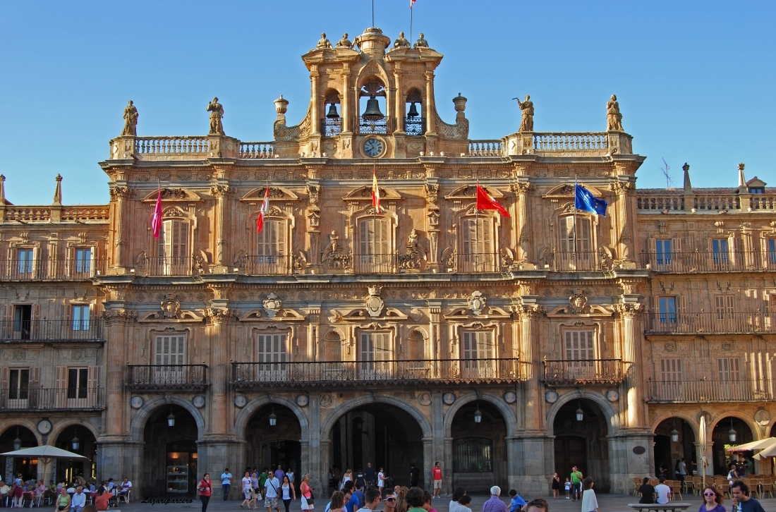 Fotografía de la fachada del Consistorio de Salamanca (Foto Ayto. Salamanca)