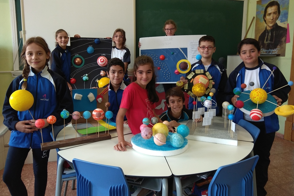 Un grupo de alumnos del colegio Marista Champagnat de Salamanca