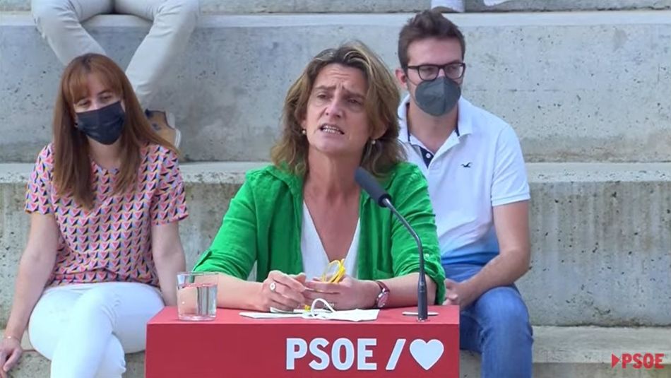 La vicepresidenta cuarta del Gobierno y ministra para la Transición Ecológica y el Reto Demográfico, Teresa Ribera - PSOE/CONGRESO