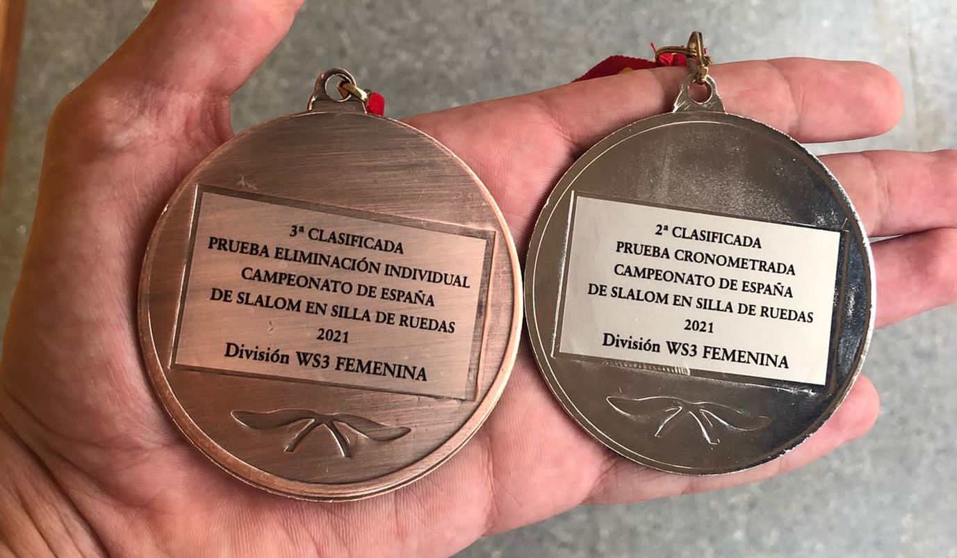 Foto 2 - Miguel Regalado suma dos medallas como técnico en el Nacional de Slalom en Silla de Ruedas  