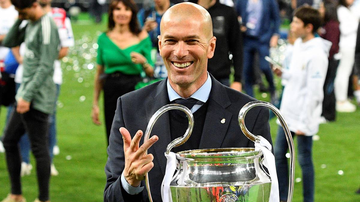 Zidane, con la Champions