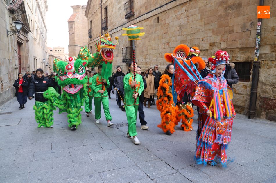 Foto 4 - La cultura china invade Salamanca con un nuevo pasacalles lleno de color