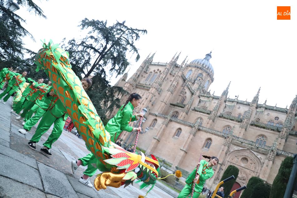 Foto 4 - El Año Nuevo Chino inunda Salamanca de colorido con un original pasacalles  