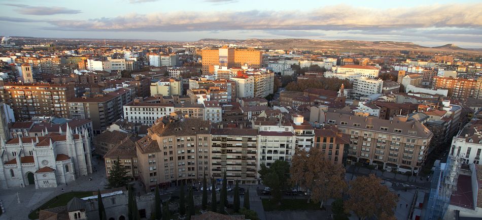 Vista general de Valladolid.