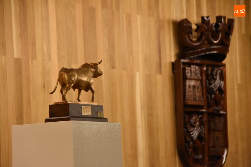 Foto 6 - ‘Barquito’, de la ganadería Garcigrande, recibe el premio Toro de Oro de la Junta de Castilla ...