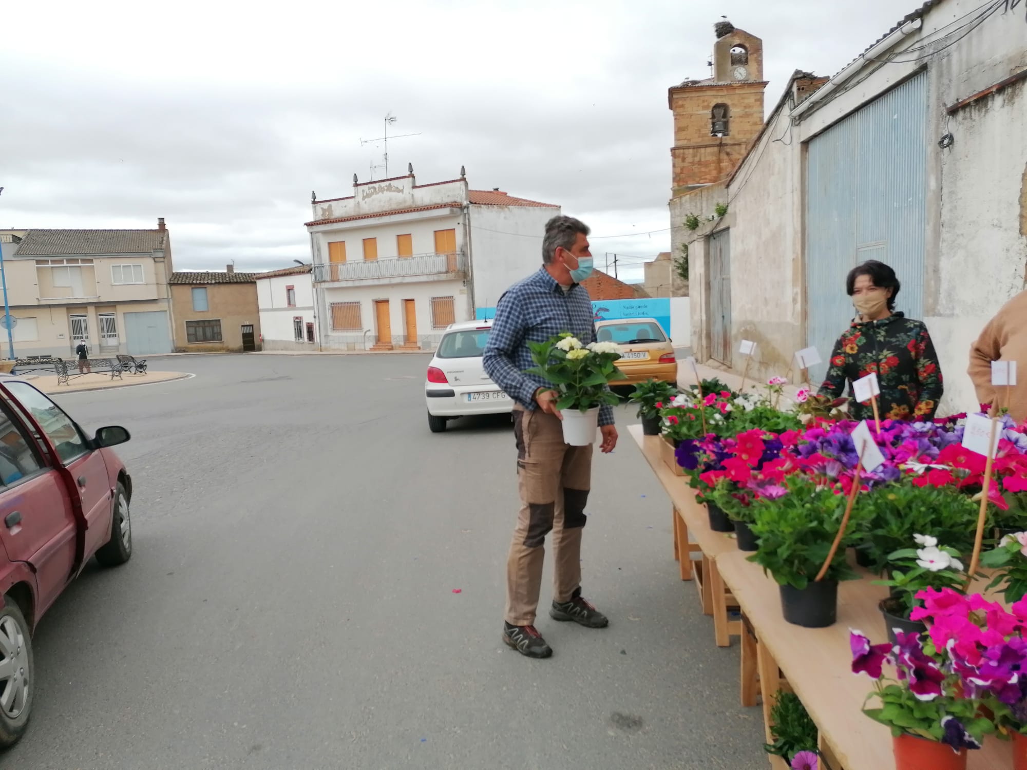 Foto 3 - Villoruela vuelve a mostrar su solidaridad con el mercadillo de las plantas  