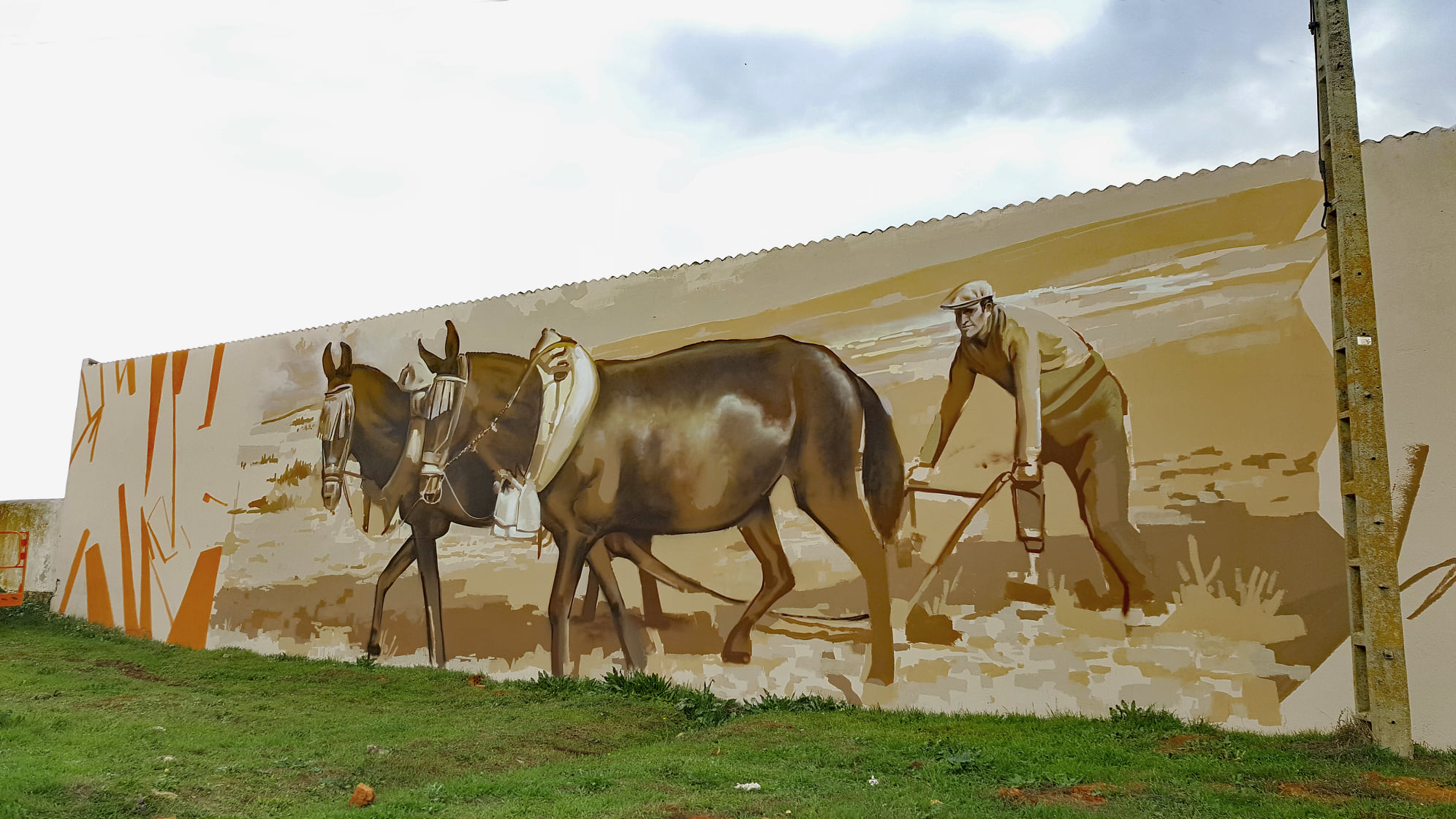 Mural del artista Daniel Martín que será inaugurado