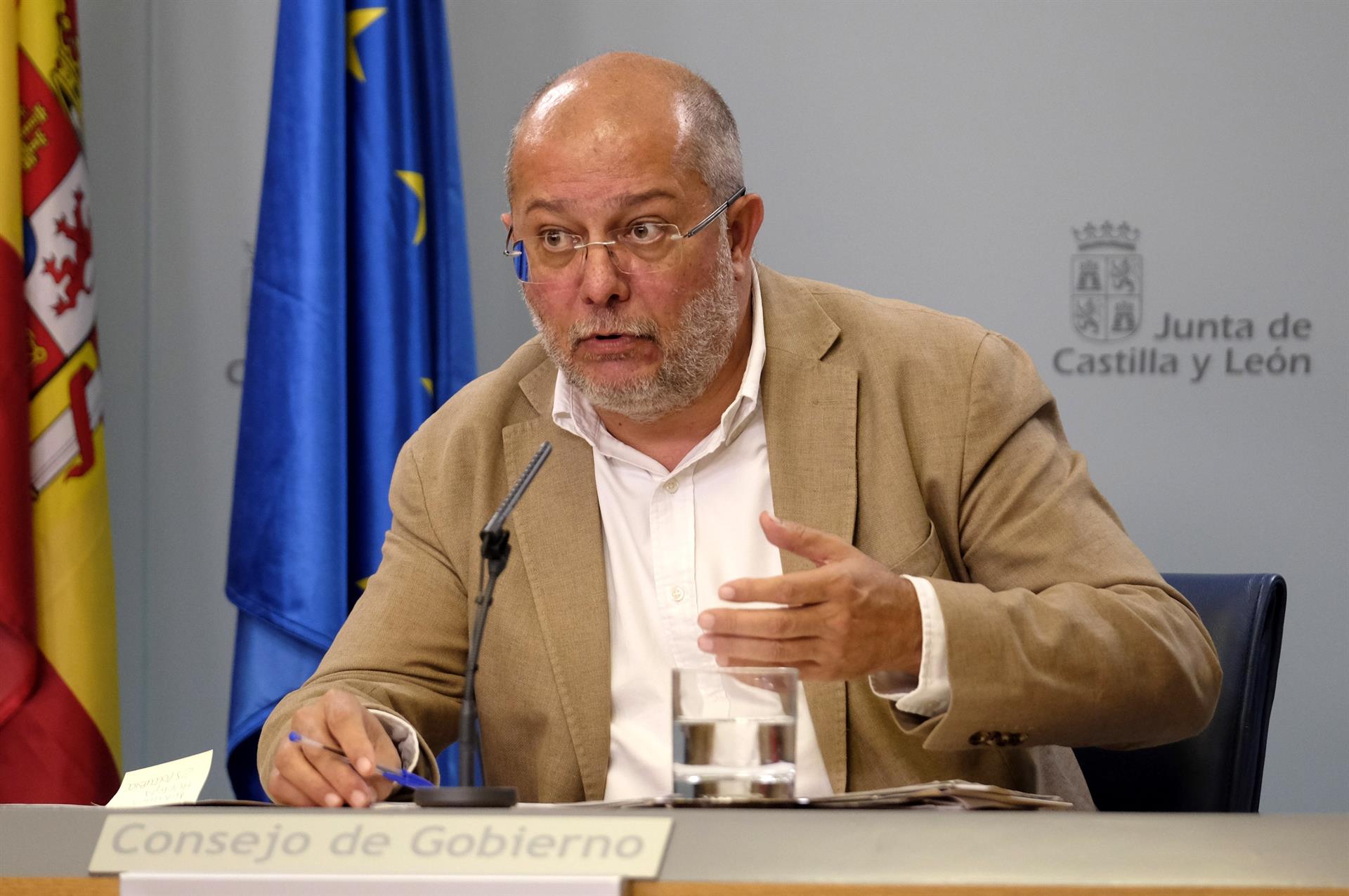 Francisco Igea durante una comparecencia ante los medios de comunicación / Europa Press
