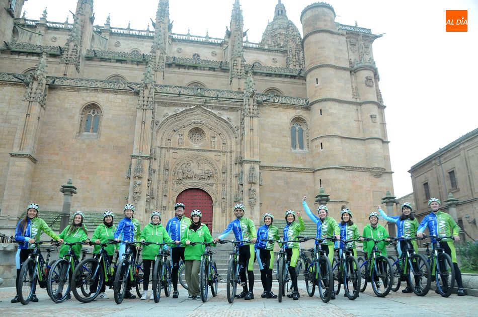 Foto 3 - Salamanca, pistoletazo de salida de la ruta ciclista Moving for Climate Now con rumbo a la COP25 de ...