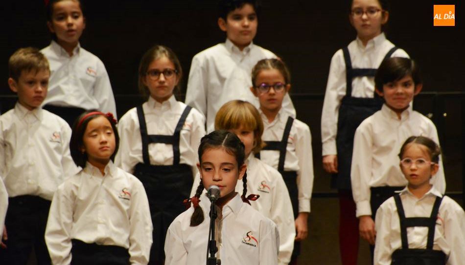 Integrantes del Precoro y Coro de Niños del Coro Ciudad de Salamanca
