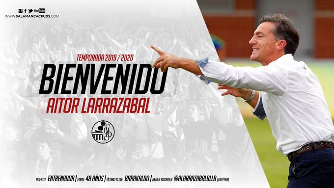 Aitor Larrazábal es nuevo entrenador del Salamanca UDS