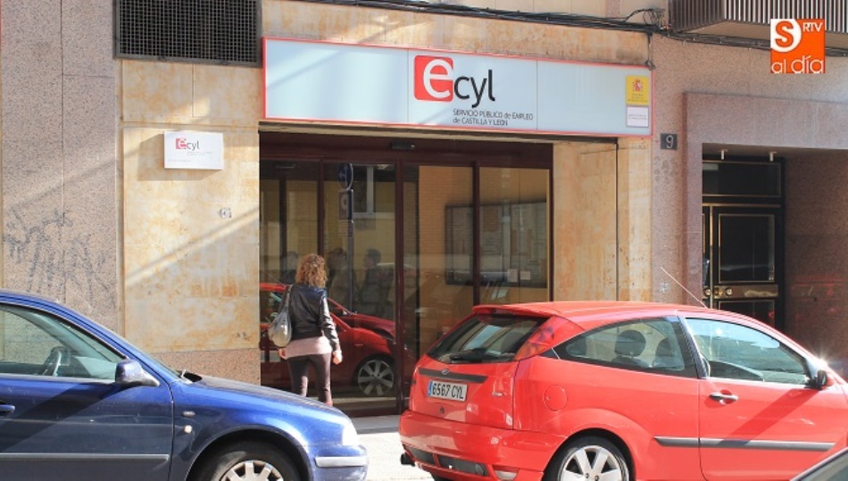 Una de las oficinas del Ecyl en Salamanca