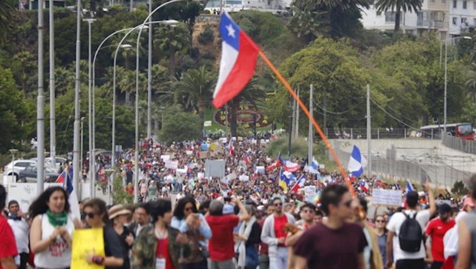 Movilizaciones en Chile. Foto de EP