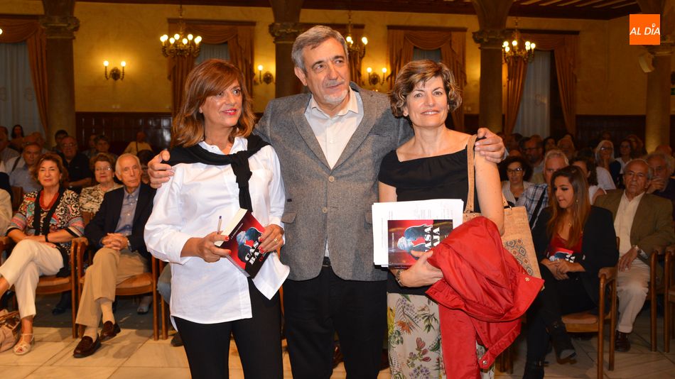 Isabel Bernardo, José Manuel Ferreira Cunquero y Mari Ángeles Pérez López. Foto: Ángel Merino