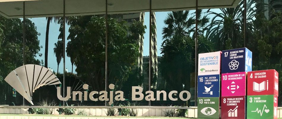 Unicaja Banco se suma un año más a la campaña impulsada por la Red Española del Pacto Mundial de la ONU. Foto UNICAJA BANCO. - Archivo