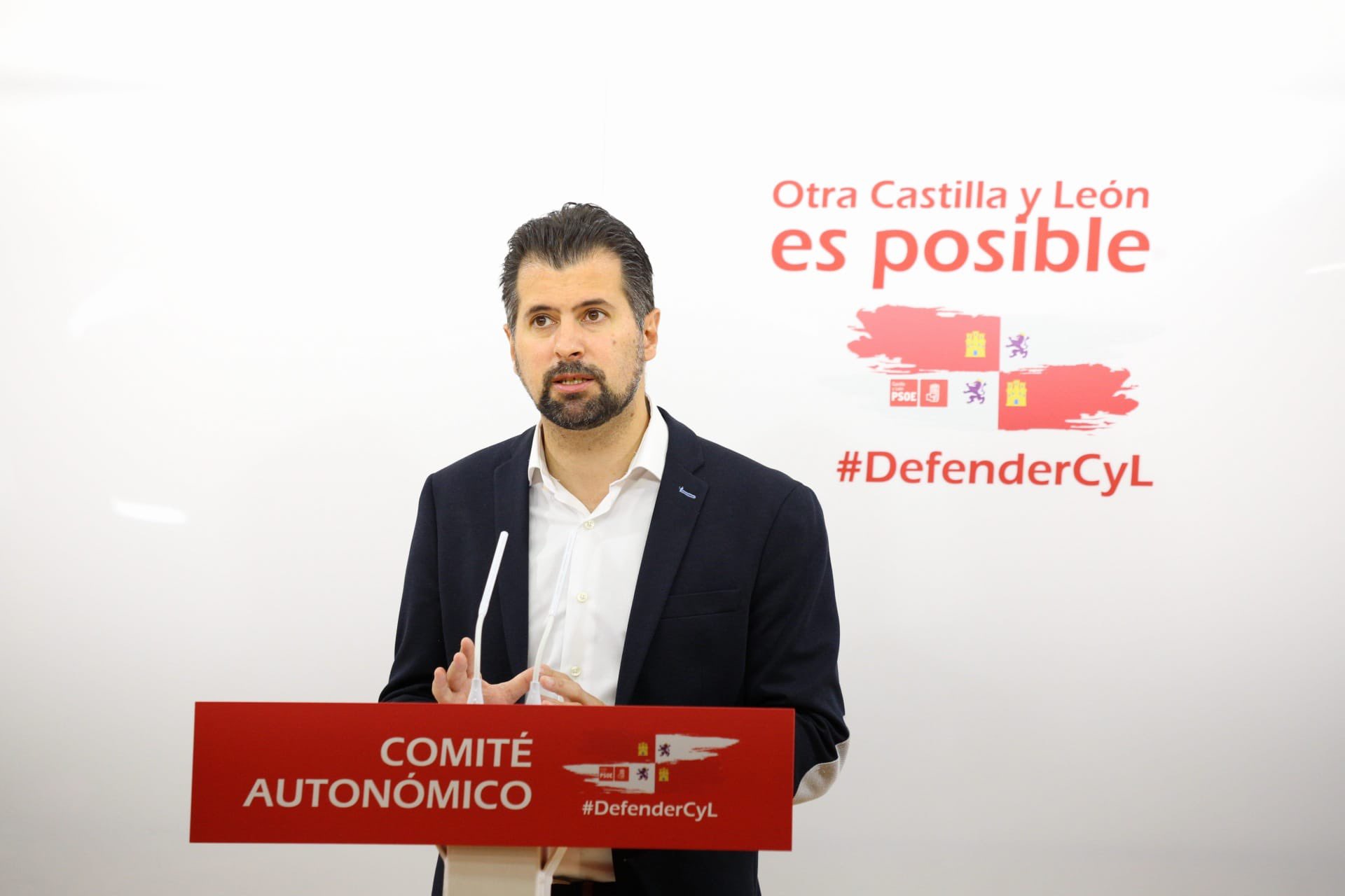 Luis Tudanca, secretario regional del PSOE en Castilla y León