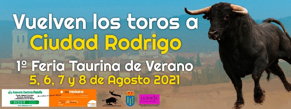 Foto 2 - Desvelados los carteles de la ‘1ª Feria Taurina de Verano’ que vivirá Ciudad Rodrigo en...