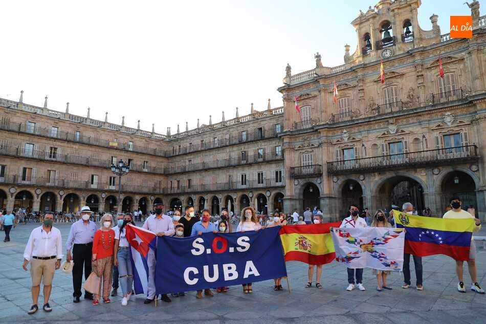 Concentración de residentes cubanos en Salamanca