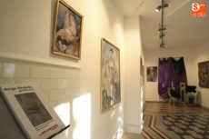 Foto 5 - La pintura de Jorge Orejudo ya luce en la Sala Polícroma de La Salchichería