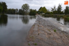 Foto 5 - El río Águeda, muy bajo de caudal a su paso por Miróbriga