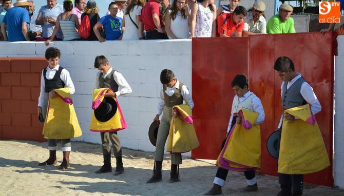 La Escuela Taurina de Salamanca revive la afición de Galinduste  