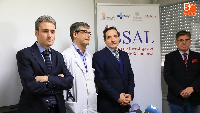 Algunos de los científicos del Instituto de Investigación Biomédica de Salamanca (IBSAL)