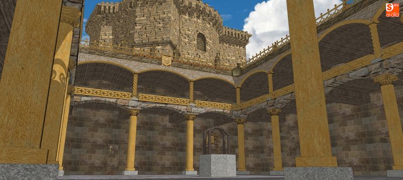 Foto 5 - Eduardo Sánchez presenta una reconstrucción 3D del Castillo de los Duques de Alba