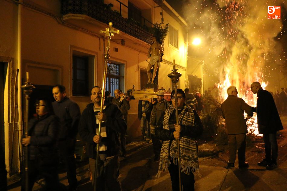 Foto 6 - San Sebastián cuida ya de las matanzas y libra de la peste a los vecinos de La Fregeneda  