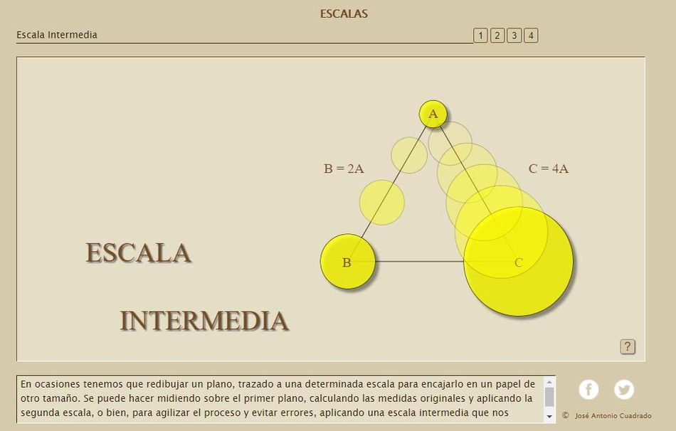 Foto 2 - ‘Escalas y proporcionalidad’, nueva herramienta web de José Antonio Cuadrado  