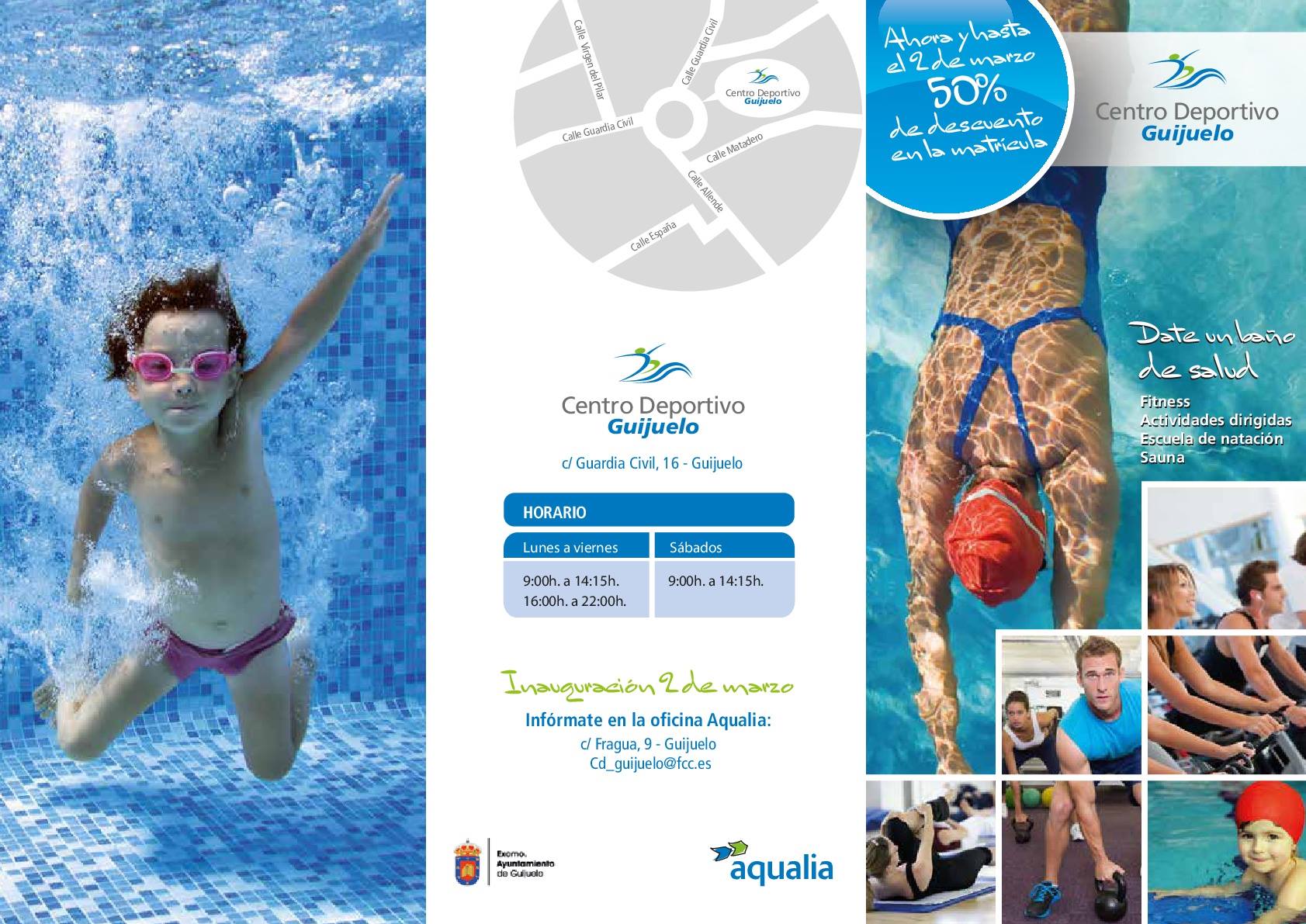 El plazo de inscripción para la piscina climatizada se abre el próximo jueves 1 de febrero