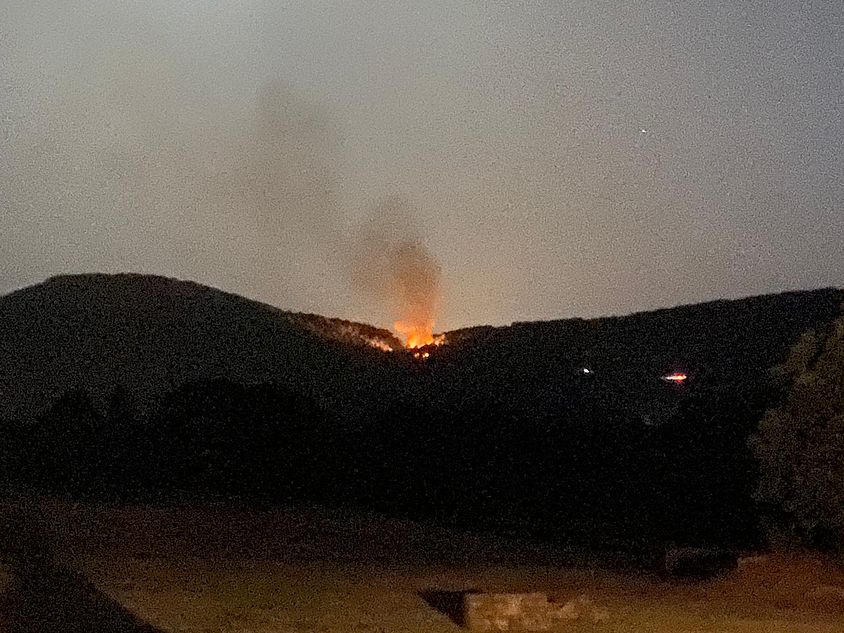 Incendio en La Parra declarado a última hora de la tarde - Foto: BRIF Iglesuela