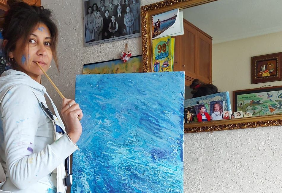 Foto 2 - La salmantina Raquel González expone sus últimas obras en Zamora