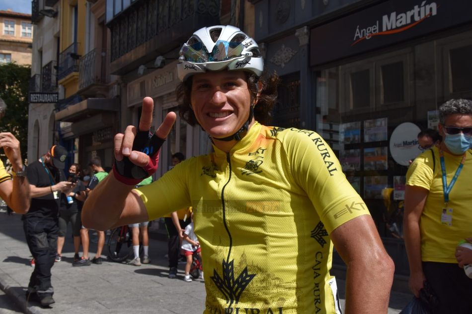 Vinicius Rangel, tras ganar la Vuelta a Salamanca / Vanesa Martín