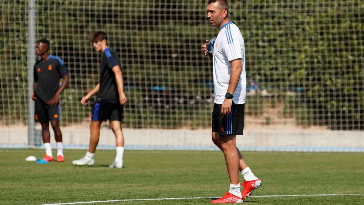 Hernán, en un entrenamiento / Real Madrid