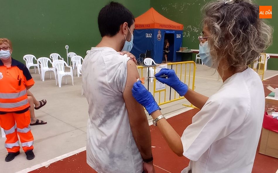 Vacunación de el martes 7 de septiembre en Vitigudino. Foto de archivo