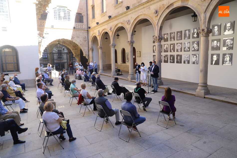 Inauguración de la muestra ‘Poéticas de Salamanca: más allá de la palabra’, que tuvo lugar el 24 de junio en el palacio de La Salina