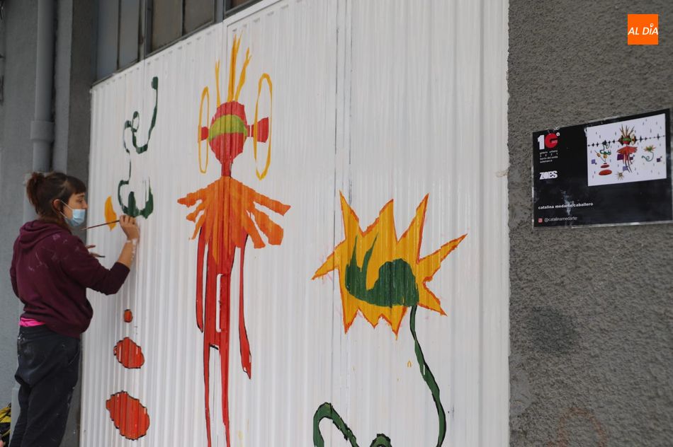 Foto 4 - El Barrio del Oeste continúa 'tatuando' con arte sus calles