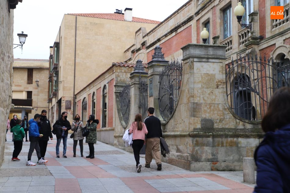 Imagen de una de las calles del casco histórica de Salamanca