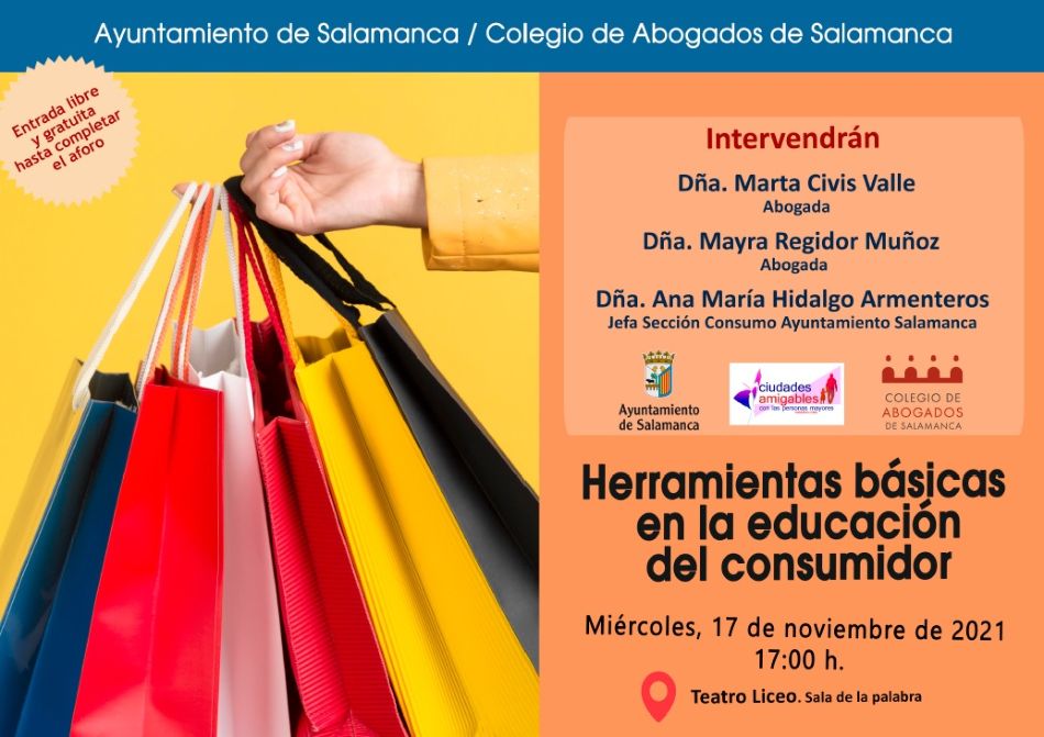 Foto 1 - Ayuntamiento y Colegio de Abogados impulsan una charla sobre educación para el consumo dirigida a las personas mayores