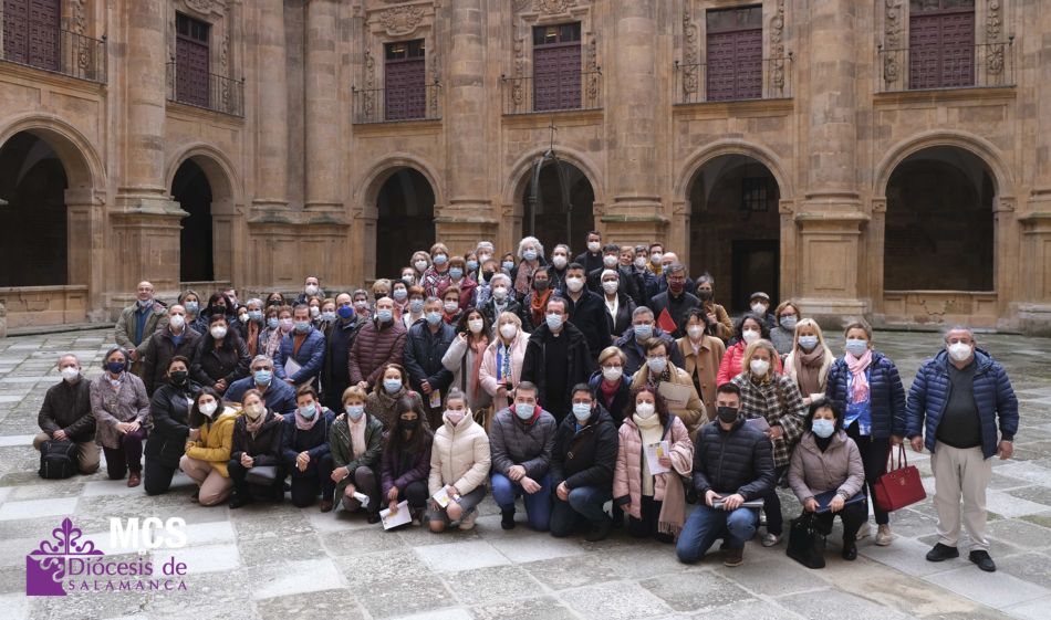Participantes en el encuentro diocesano de catequistas en Salamanca - DS