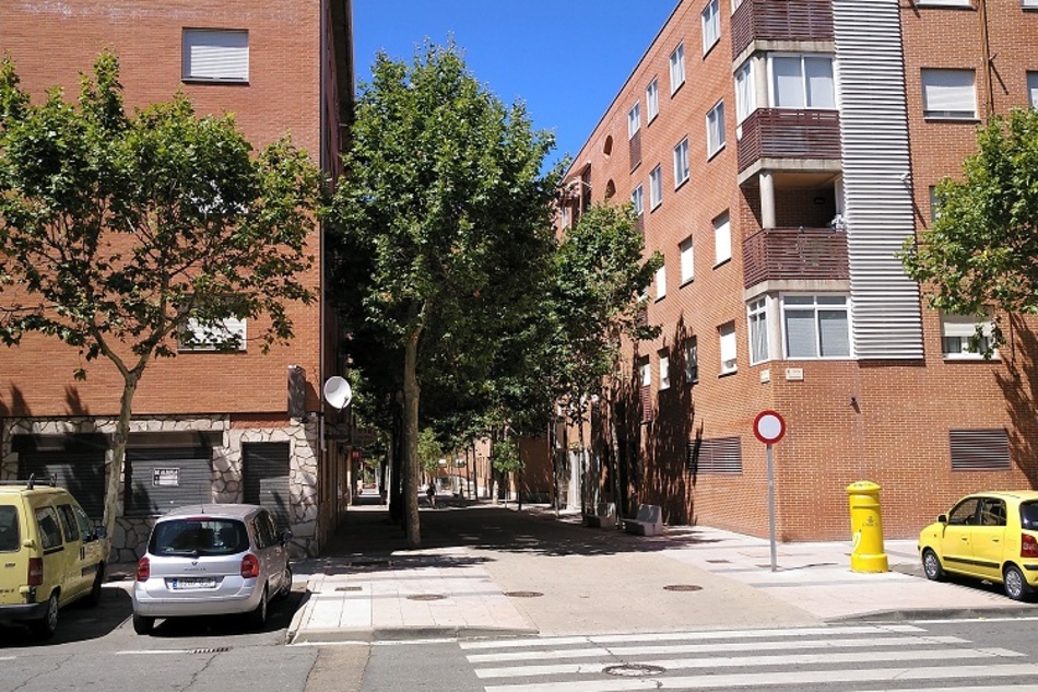 Bloques de viviendas en un barrio de Salamanca. Foto de archivo