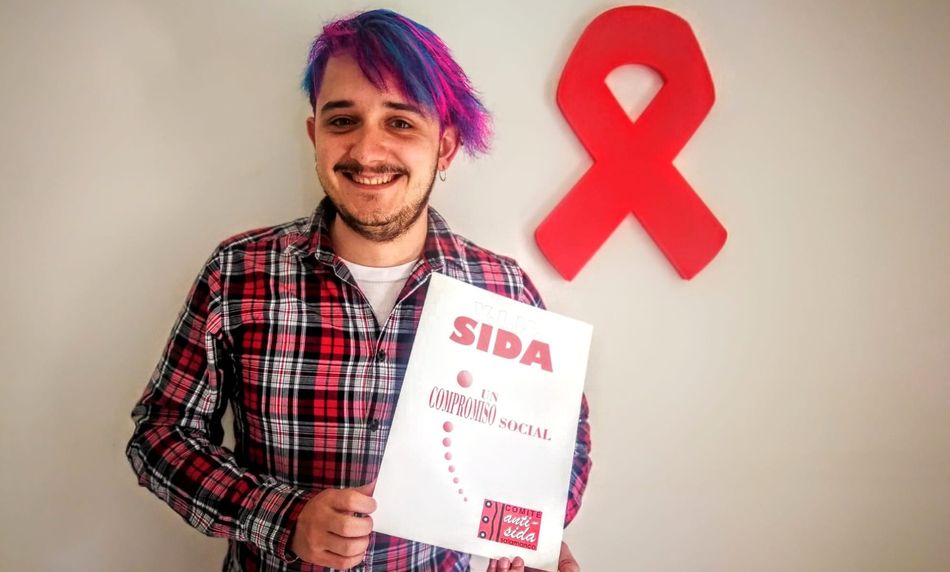 Oliver Marcos, educador del Comité Antisida de Salamanca y usuario con VIH