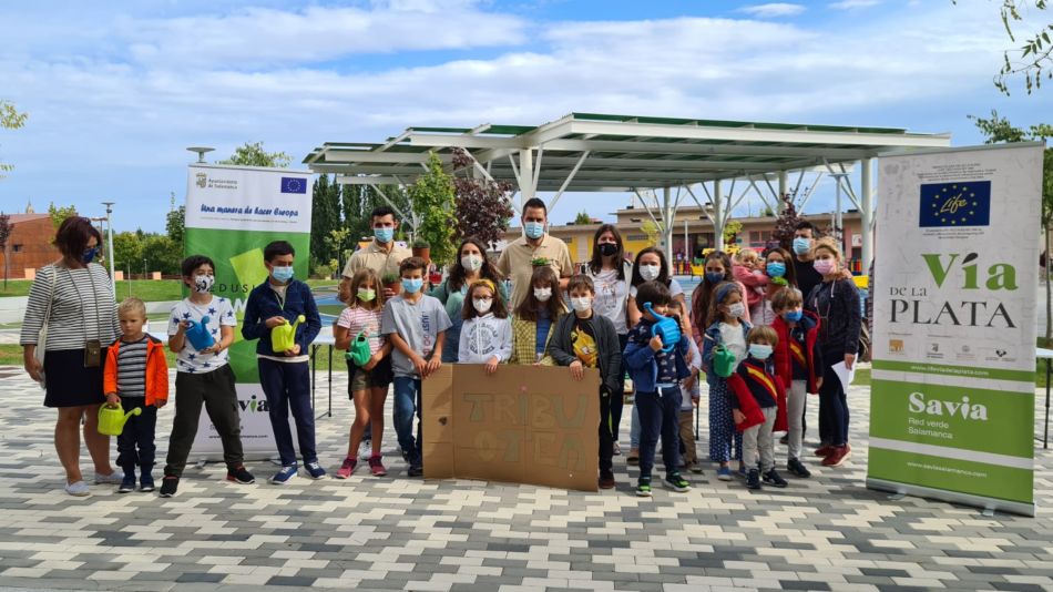 Niños de entre 4 y 11 años participan en la propuesta vecinal 'Tribu Otea' - Savia Salamanca