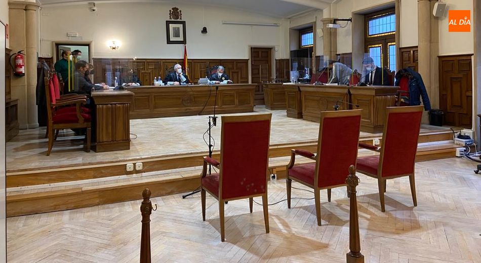 Sala de la Audiencia Provincial donde iban a desarrollarse ambos juicios