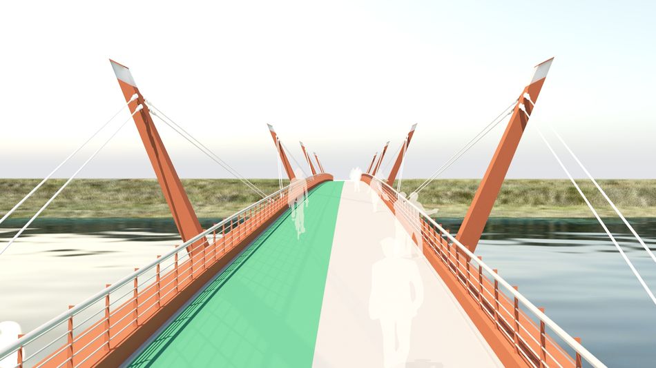 Foto 2 - El Ayuntamiento aprobará el martes el proyecto de la pasarela sobre el río Tormes que...
